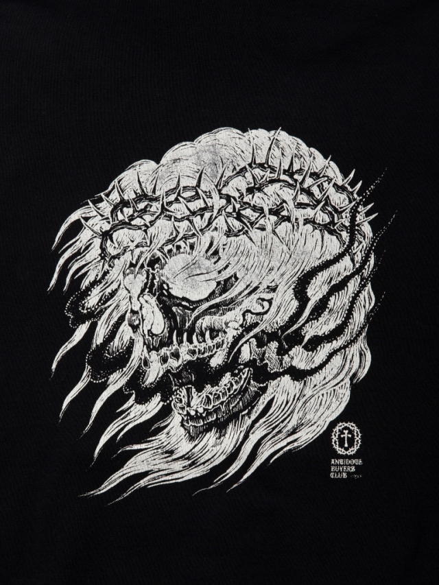 ANTIDOTE BUYERS CLUB 「Fade Wash Sweat Parka (Skull Jesus