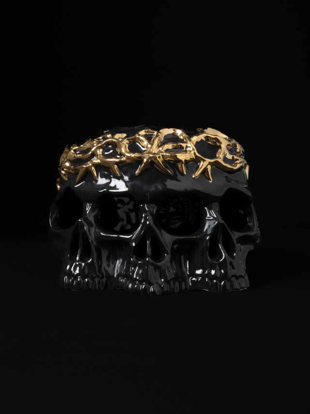 【NEW YEAR ITEM !!】ANTIDOTE BUYERS CLUB　「Calvary Skull Incense Chamber」　インセンスチャンバー（香炉）