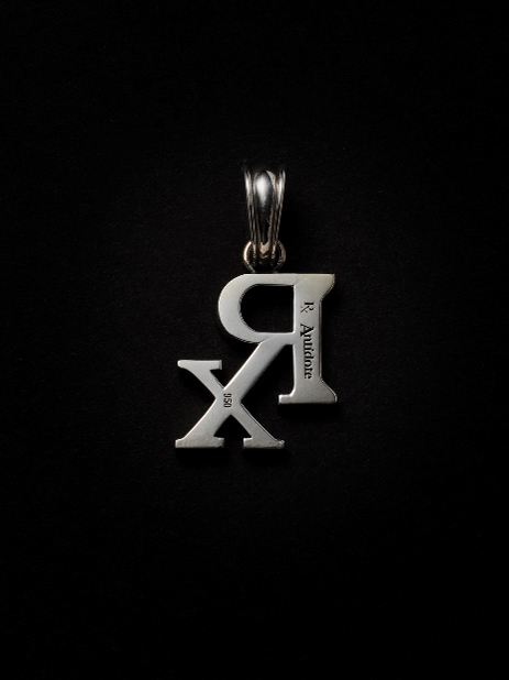ANTIDOTE BUYERS CLUB 「Engraved RX Pendant」 SILVER950製