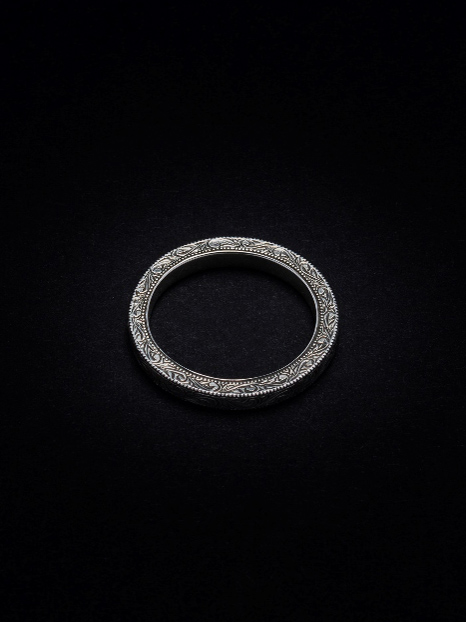 【★kkk★】Antidote   Engraved Pave Ring 22SS 〜】ANTIDOTE BUYERS CLUB 「Engraved Club Ring