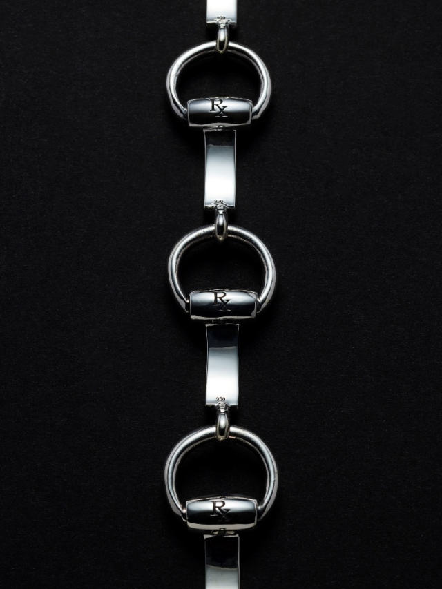 ANTIDOTE BUYERS CLUB 「Engraved Horse Bit Bracelet