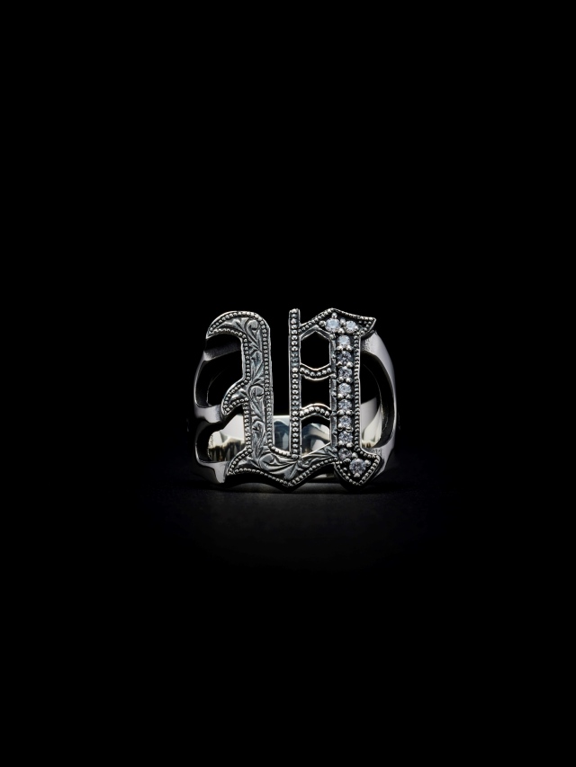 ANTIDOTE BUYERS CLUB 「Engraved Initial Ring」 SILVER950 製