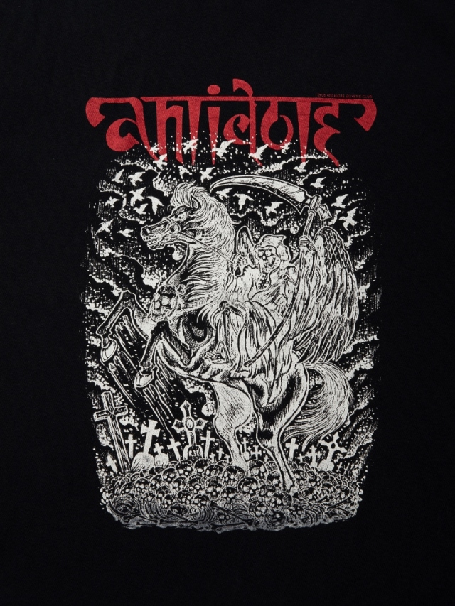 ANTIDOTE BUYERS CLUB 「Fade Wash S/S Tee (Grim Reaper