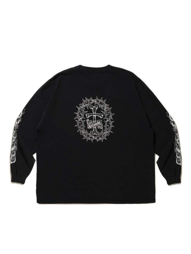 ANTIDOTE BUYERS CLUB 「Fade Wash L/S Tee (Skull Jesus