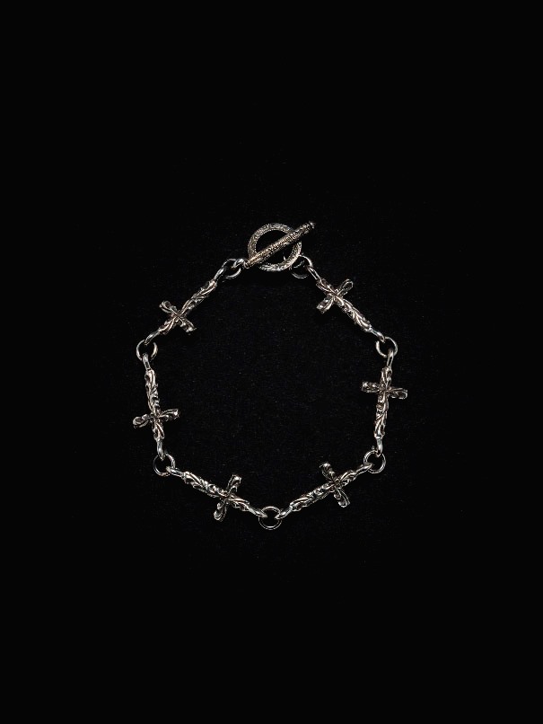 ANTIDOTE BUYERS CLUB 「Ornament Cross Link Bracelet」 SILVER950製 ブレスレット