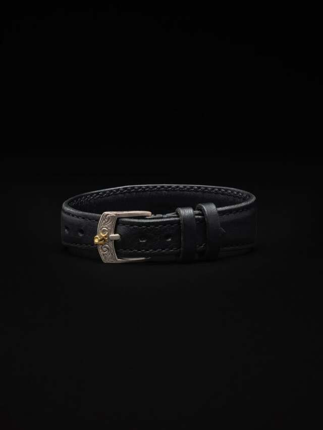 ANTIDOTE BUYERS CLUB　　「Leather Bracelet(Silver x Gold)」　SILVER950 × GOLD K18 レザーブレスレット