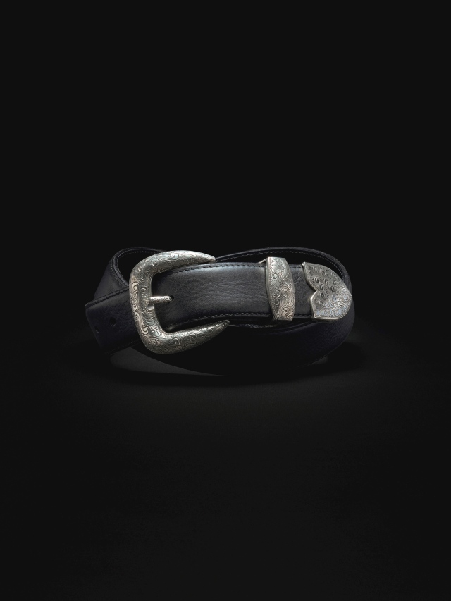 ANTIDOTE BUYERS CLUB 「Leather Western 3 Piece Buckle Belt