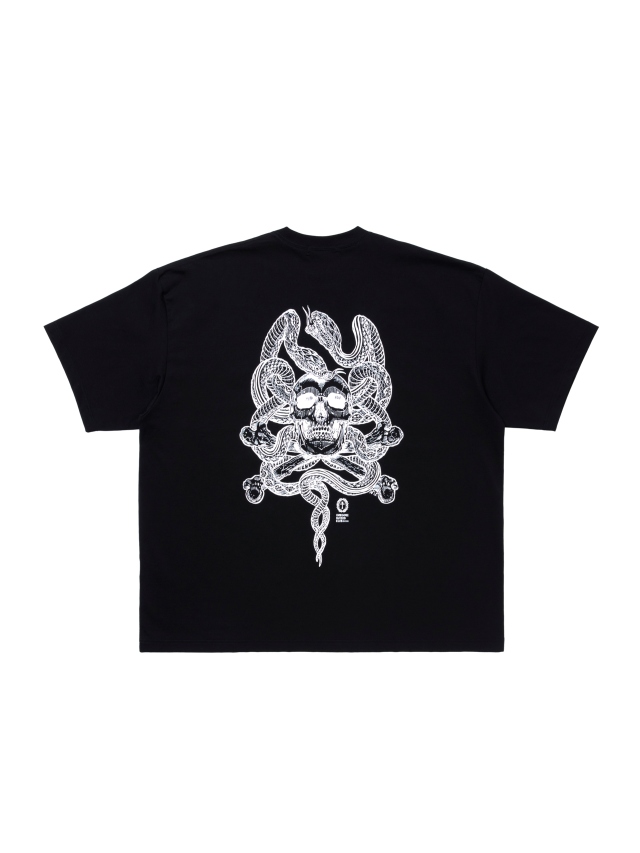 ANTIDOTE BUYERS CLUB 「ASIC Oversized S/S Tee (Skull N' Snake