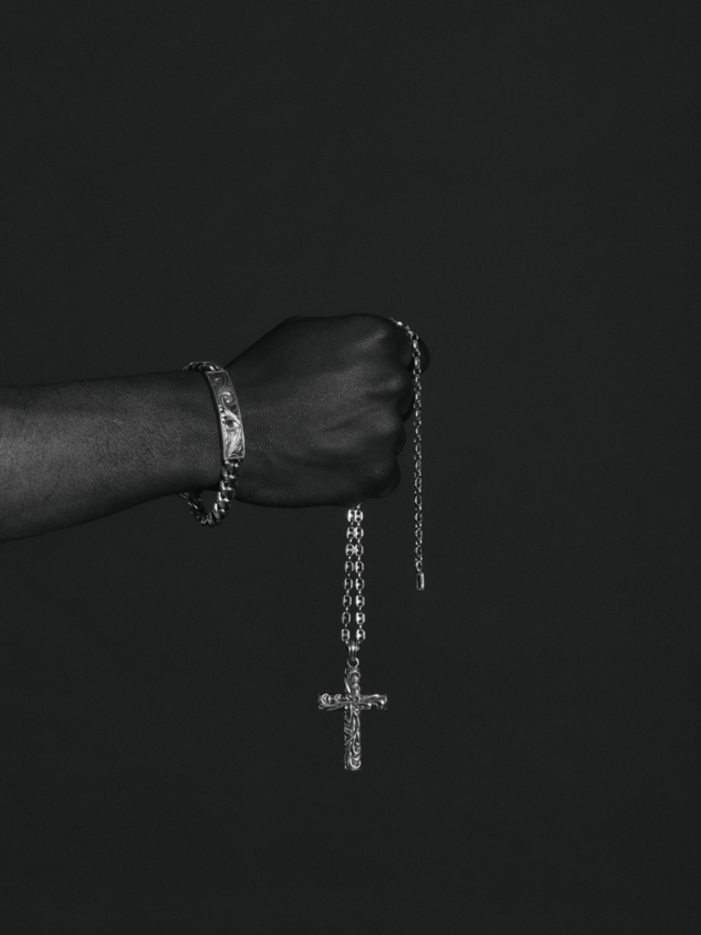 ANTIDOTE BUYERS CLUB 「Engraved ID Miami Chain Bracelet