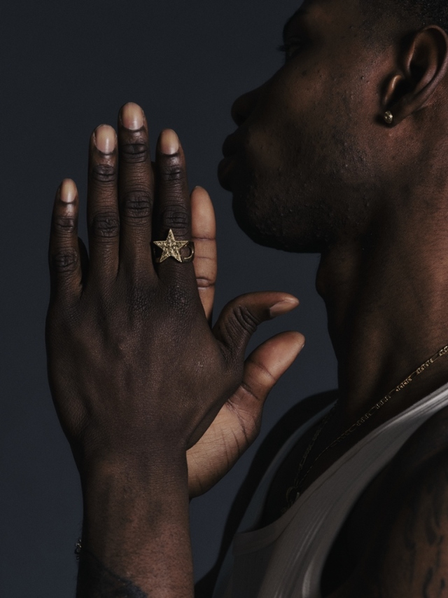 ANTIDOTE BUYERS CLUB 「Engraved Star Ring」 SILVER950 製 リング