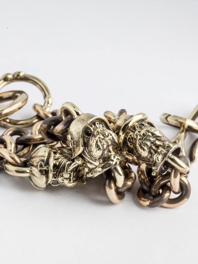 Peanuts&Co 「BULL WALLET CHAIN BRASS」