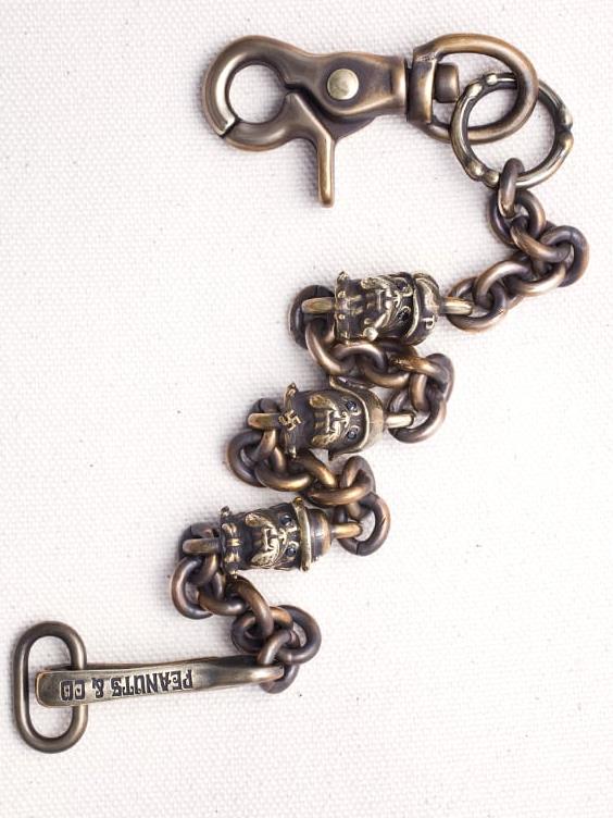 Peanuts&Co 「BULL WALLET CHAIN BRASS」