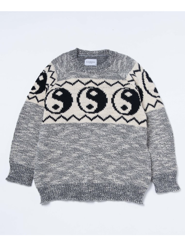 Black Weirdos 「Yin-Yang Sweater」 ニットセーター MASH UP マッシュ 