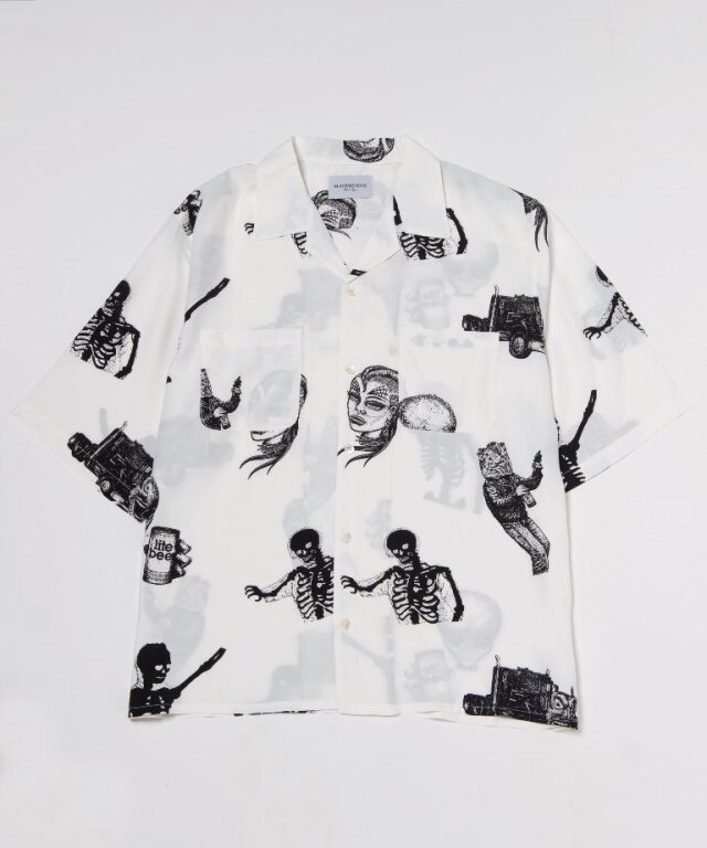 Black Weirdos 「REPO Aloha Shirt（SETUP）」 オープンカラー アロハ  