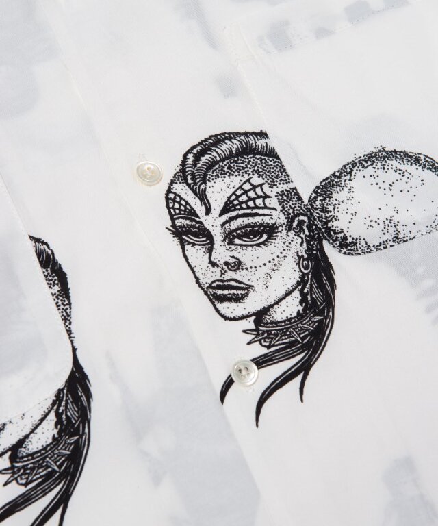 Black Weirdos 「REPO Aloha Shirt（SETUP）」 オープンカラー アロハ  