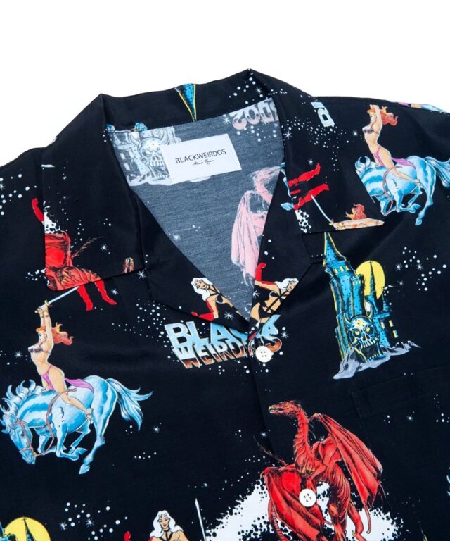 Black Weirdos 「Heavy Metal Aloha Shirt 」 オープンカラー アロハシャツ