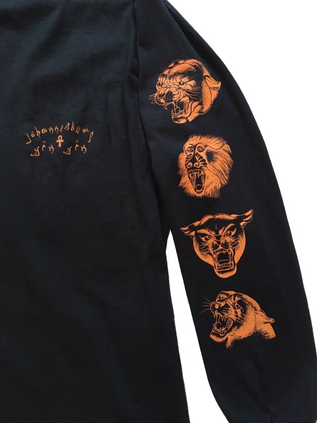 Black Weirdos 「Panther LS Tee」 プリントロングスリーブ