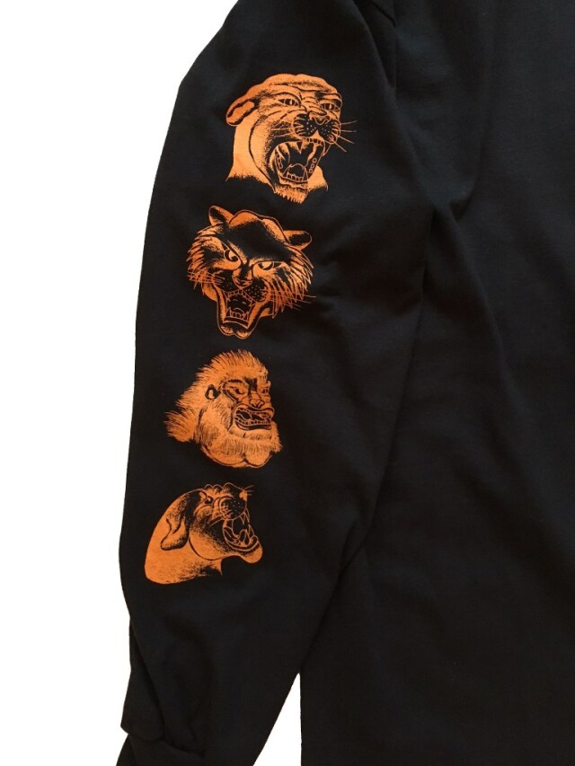 Black Weirdos 「Panther LS Tee」 プリントロングスリーブティーシャツ