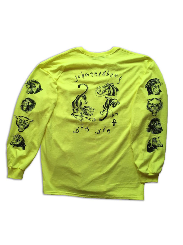 Black Weirdos 「Panther LS Tee」 プリントロングスリーブティーシャツ