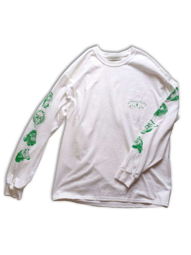 Black Weirdos 「Panther LS Tee」 プリントロングスリーブティーシャツ