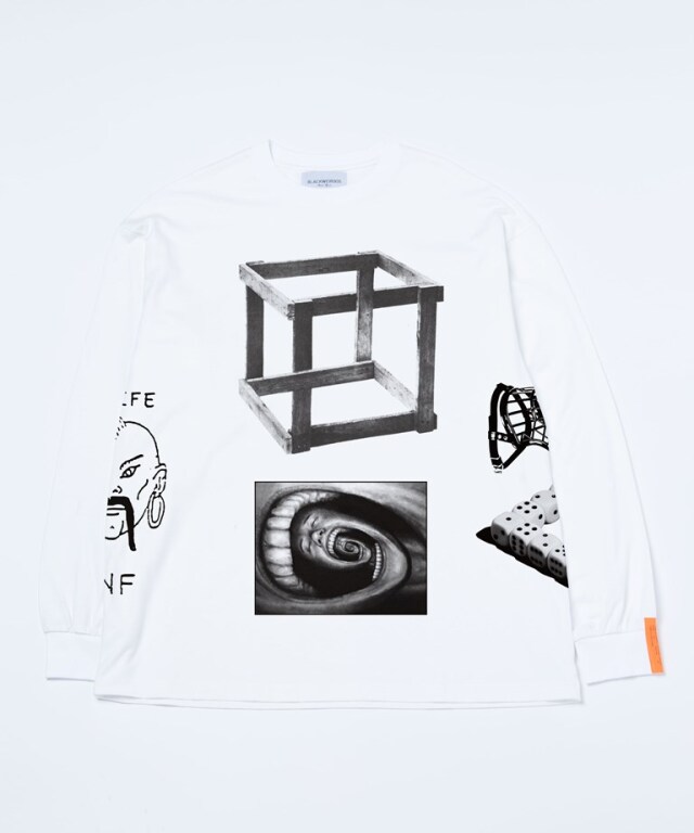 Black Weirdos 「Full Panel LS Tee」 プリントロングスリーブ