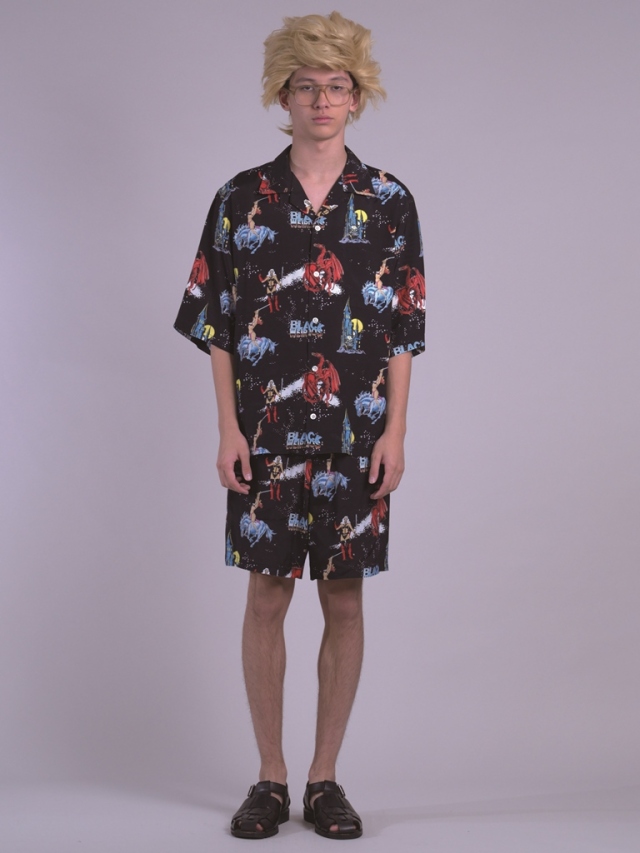 Black Weirdos 「Heavy Metal Aloha Shirt 」 オープンカラー