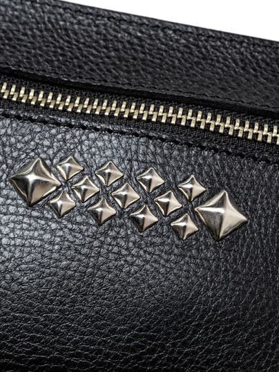 CALEE 「STUDS LEATHER ZIP POUCH」 レザーポーチ