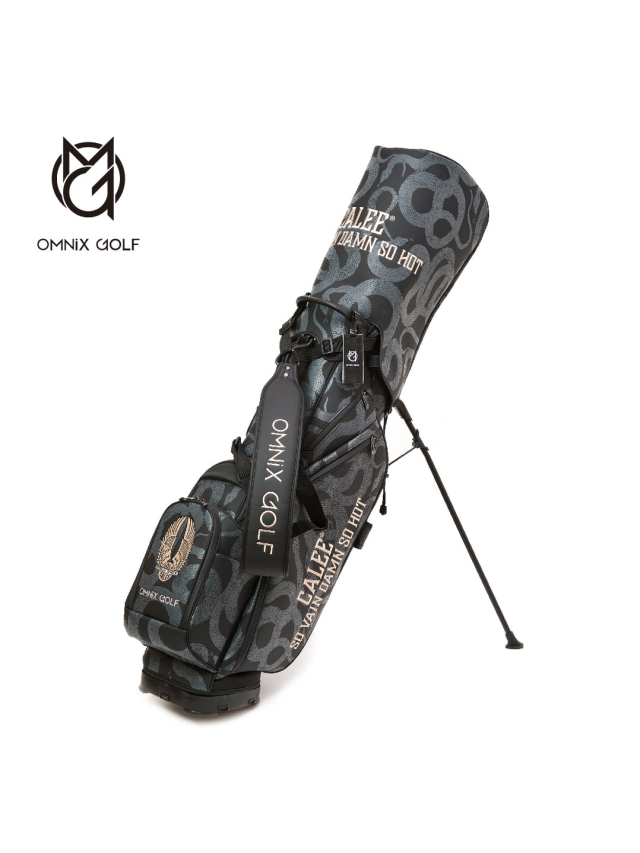 CALEE × OMNiX GOLF   「SNAKE PATTERN CADDIE BAG」　キャディバッグ