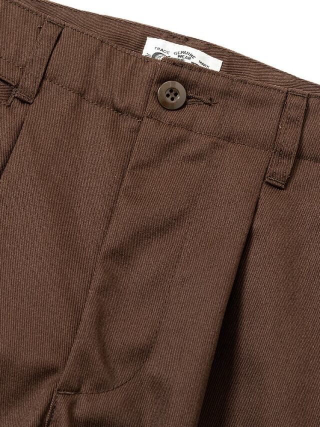 CALEE 「T/C TWILL TUCK WIDE TROUSERS」 T/Cツイル 1タック
