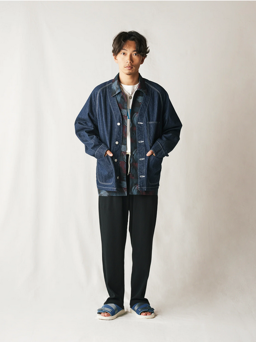 CALEE 「DOTAIR®︎ FEATHER PATTERN SH」 ナイロン 