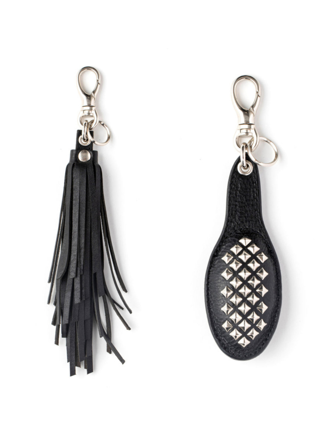 CALEE 　「STUDS LEATHER ASSORT KEY RING ＜TYPE III＞」　レザーキーリング