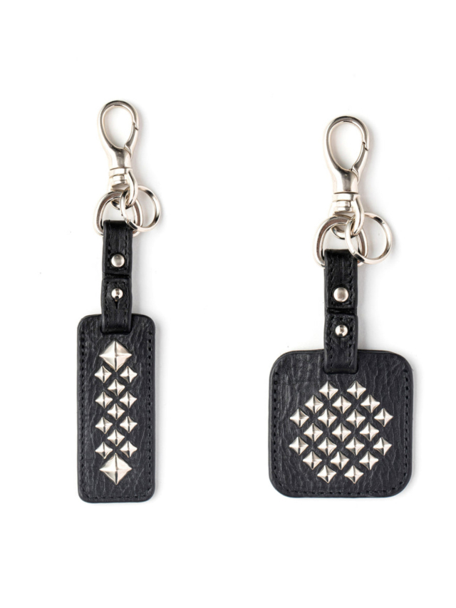 CALEE 　「STUDS LEATHER ASSORT KEY RING ＜TYPE IV＞」　レザーキーリング