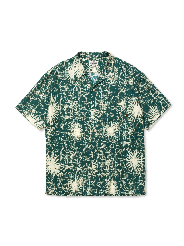 CALEE 「R/P BATIK PATTERN OPEN COLLAR SH」 オープンカラーシャツ