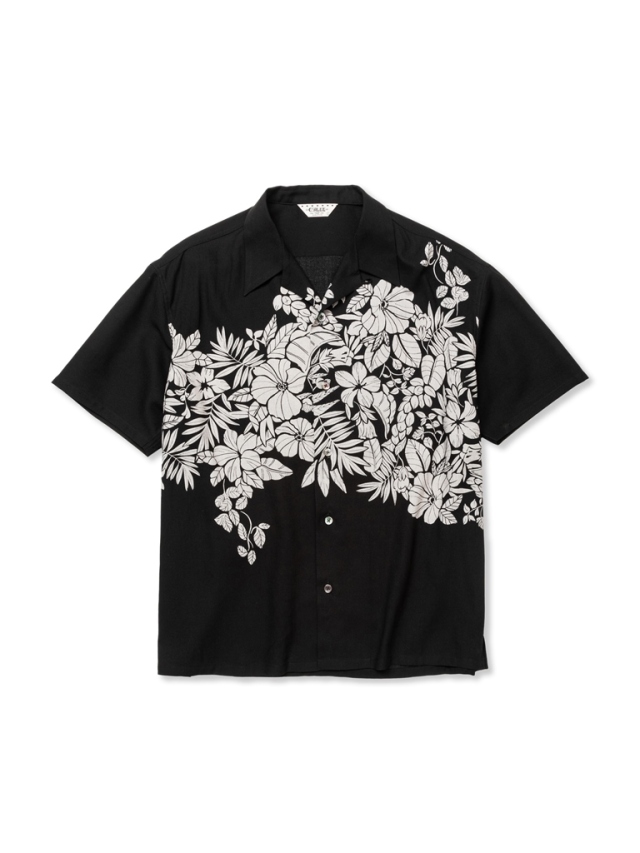calee アロハシャツ　値下げ可能 CALEE - R/P PANEL PRINT ALOHA SH (BURGUNDY) / パネルプリント