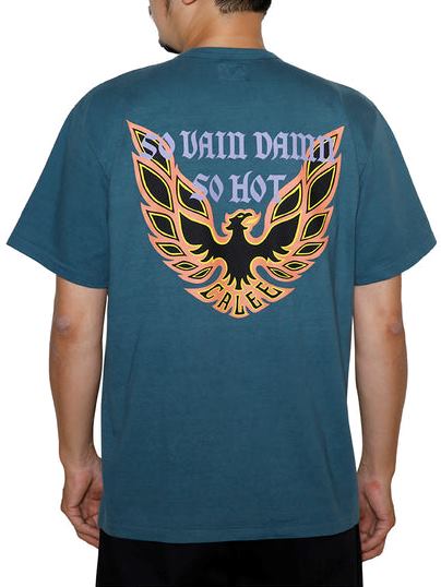 CALEE 「BINDER NECK WING LOGO VINTAGE TEE ＜NATURALLY PAINT