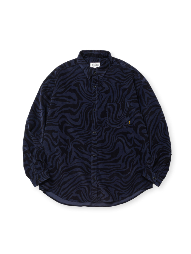 CALEE 「ZEBRA PATTERN CORDUROY OVER SH」 オーバーシルエット