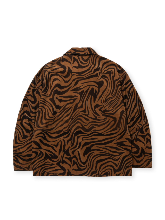 CALEE 「ZEBRA PATTERN CORDUROY SHIRT JACKET」 コーデュロイ