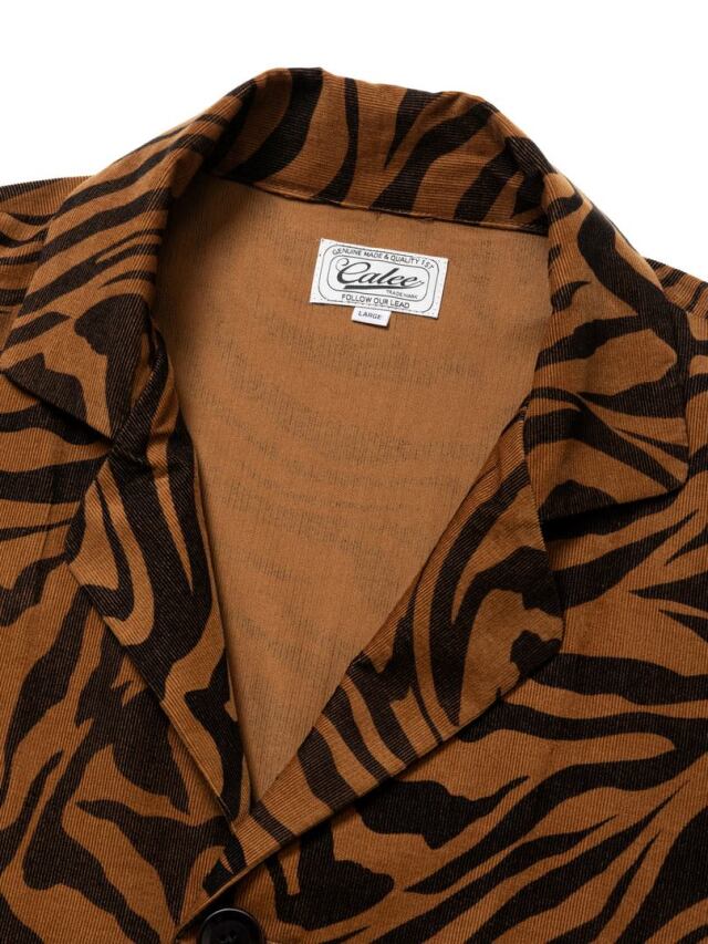 CALEE ジャケット CALEE 「ZEBRA PATTERN CORDUROY SHIRT JACKET」 コーデュロイ