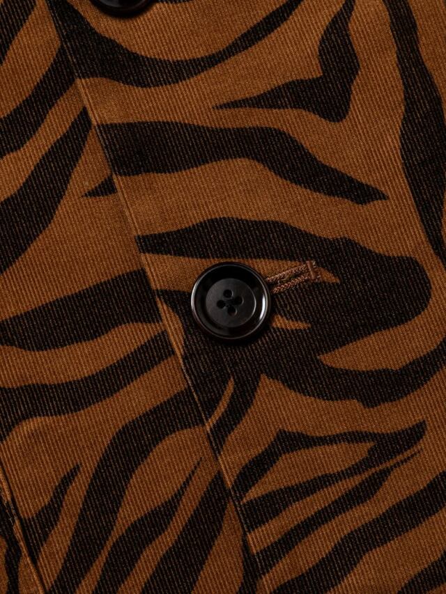 CALEE ジャケット CALEE 「ZEBRA PATTERN CORDUROY SHIRT JACKET」 コーデュロイ