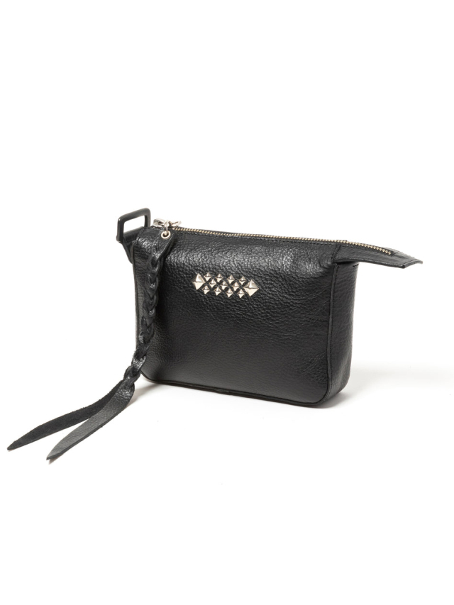 CALEE 　「STUDS LEATHER MULTI POUCH」　レザーマルチポーチ