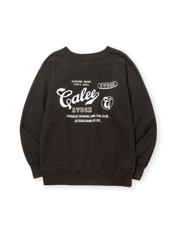 CALEE 「60'S LOOP WHEEL RAGLAN CREW NECK SW」 ラグラン