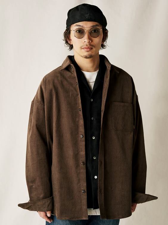 CALEE SUPPLY CO. ブラウン コーディロイ XL CALEE SUPPLY CO. ブラウン コーディロイ XL