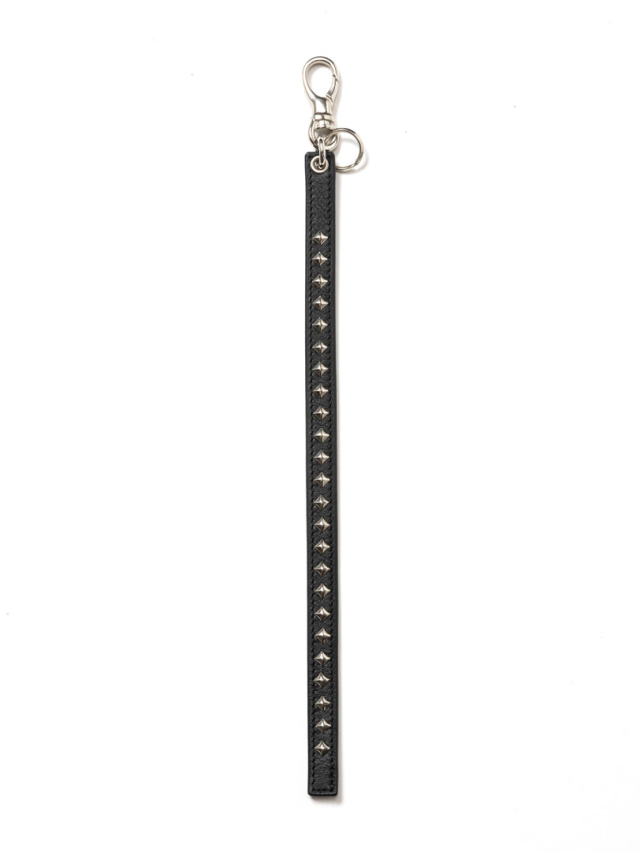 CALEE 「STUDS LEATHER LONG KEY RING 」 レザーキーリング