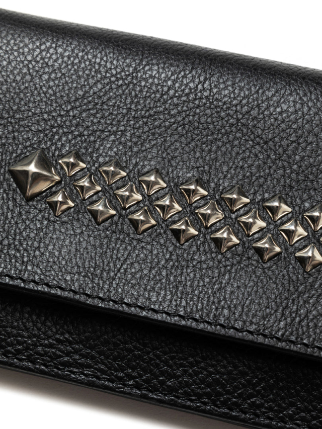 CALEE ロングウォレット CALEE 「STUDS LEATHER LONG WALLET」 レザーロングウォレット