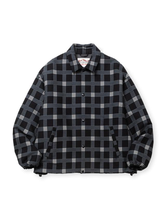 jieda 19aw PLAID COACH JACKET コーチジャケット CALEE 「BOX CHECK OVER SIZE COACH JACKET」 ドビーチェック