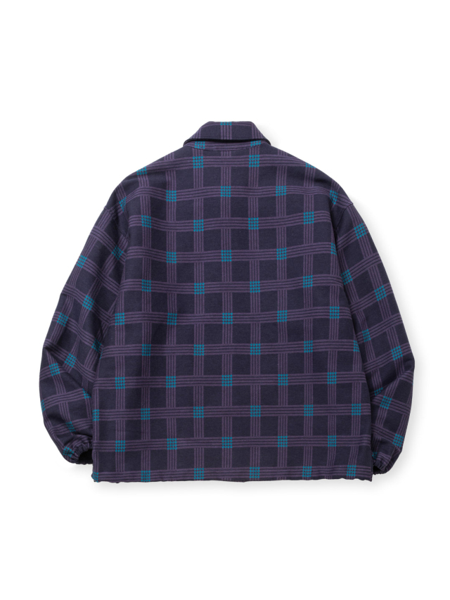 CALEE 「BOX CHECK OVER SIZE COACH JACKET」 ドビーチェック