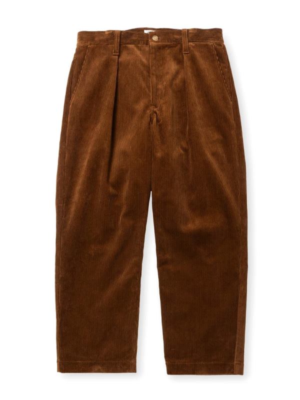 CALEE 「8w COURDUROY TUCK WIDE SLACKS」 コーデュロイ 1タック 