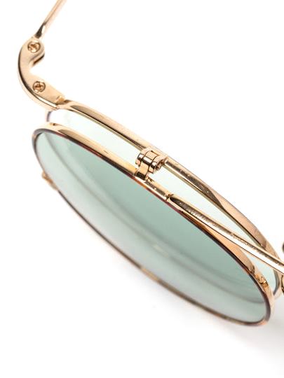 CALEE キャリー フリップアップタイプ サークルサングラス 新品 CALEE 「FLIP UP TYPE CIRCLE METAL GLASSES」 フリップアップ