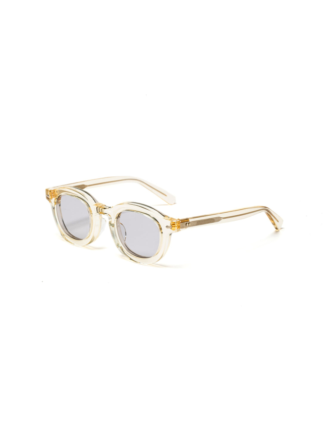 小物 CALEE Combi Type Glasses CALEE - C/M COMBI TYPE GLASSES (BLACK/CLEAR) / アーネル