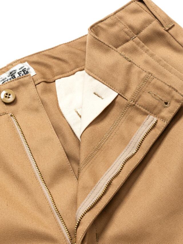 CALEE 「T/C TWILL CHINO TROUSERS ＜REGULAR＞」 T/Cツイルチノトラウザー